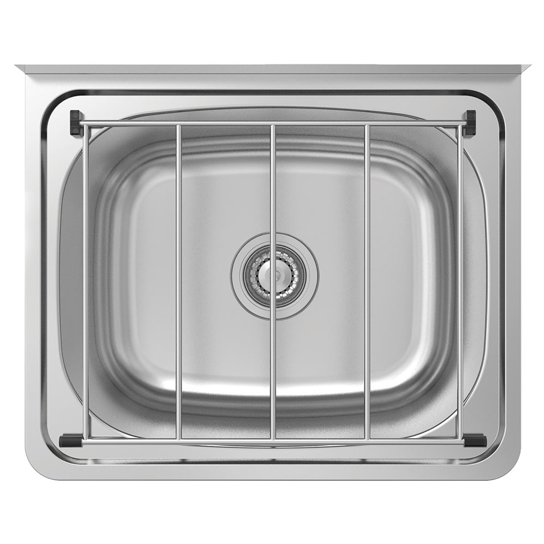 Fienza Cleaners Sink 35L & Accessories 555X455X220 Waste/ Legs/Brackets Not