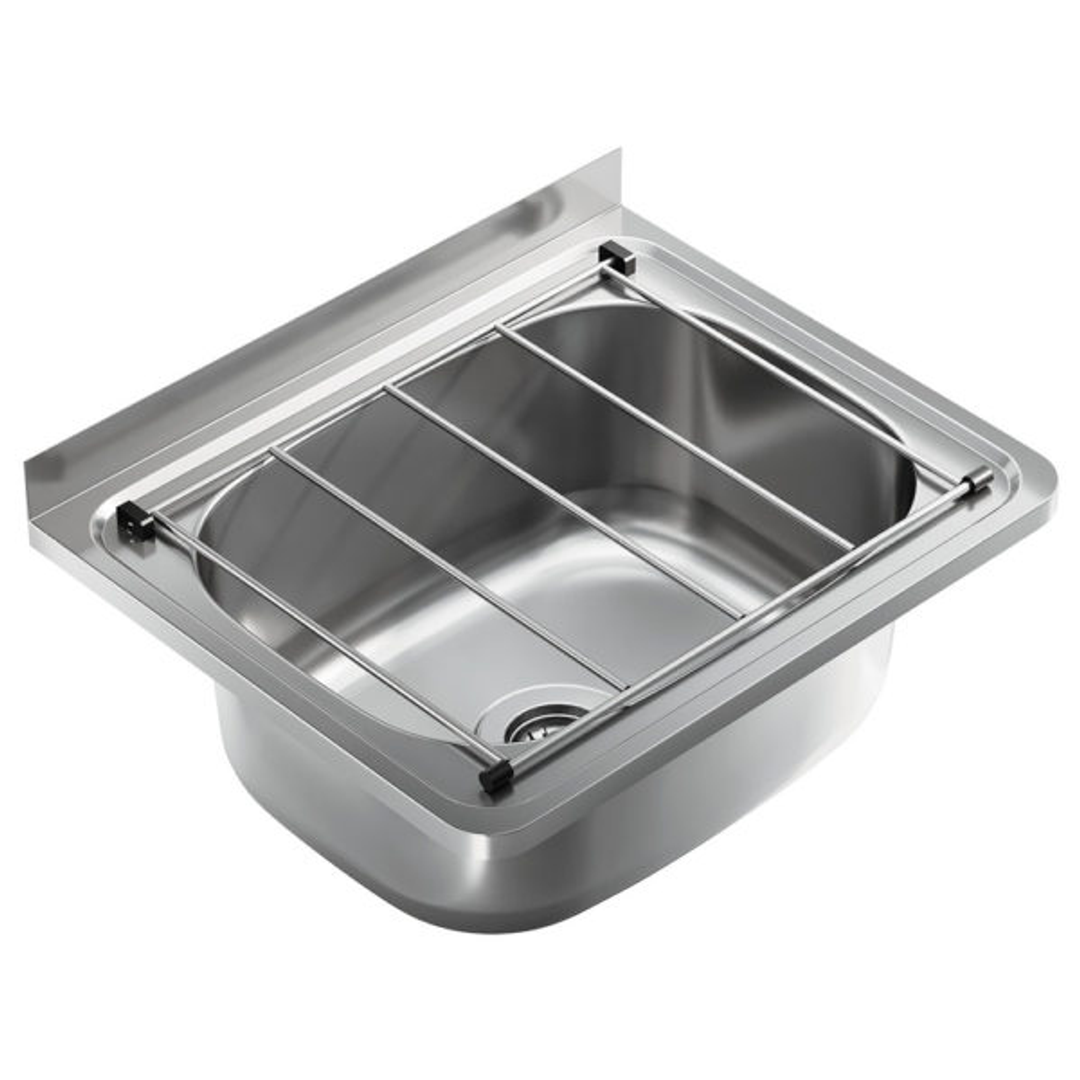 Fienza Cleaners Sink Only 35L 555X455X220Mm Waste Grate Or Fixings Not Included