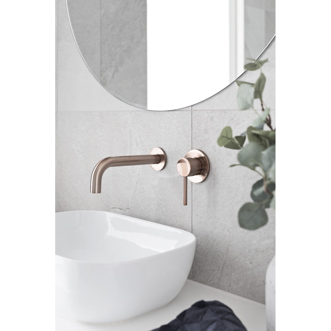 Meir Universal Round Curved Spout - Champagne