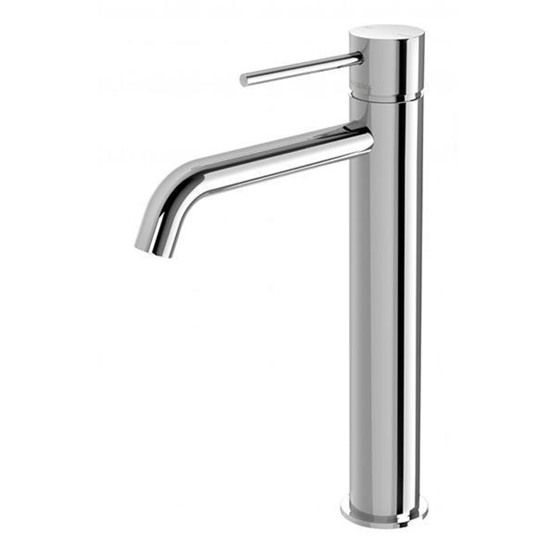 Vivid Slimline Vessel Phoenix Mixer Curved Outlet - Chrome