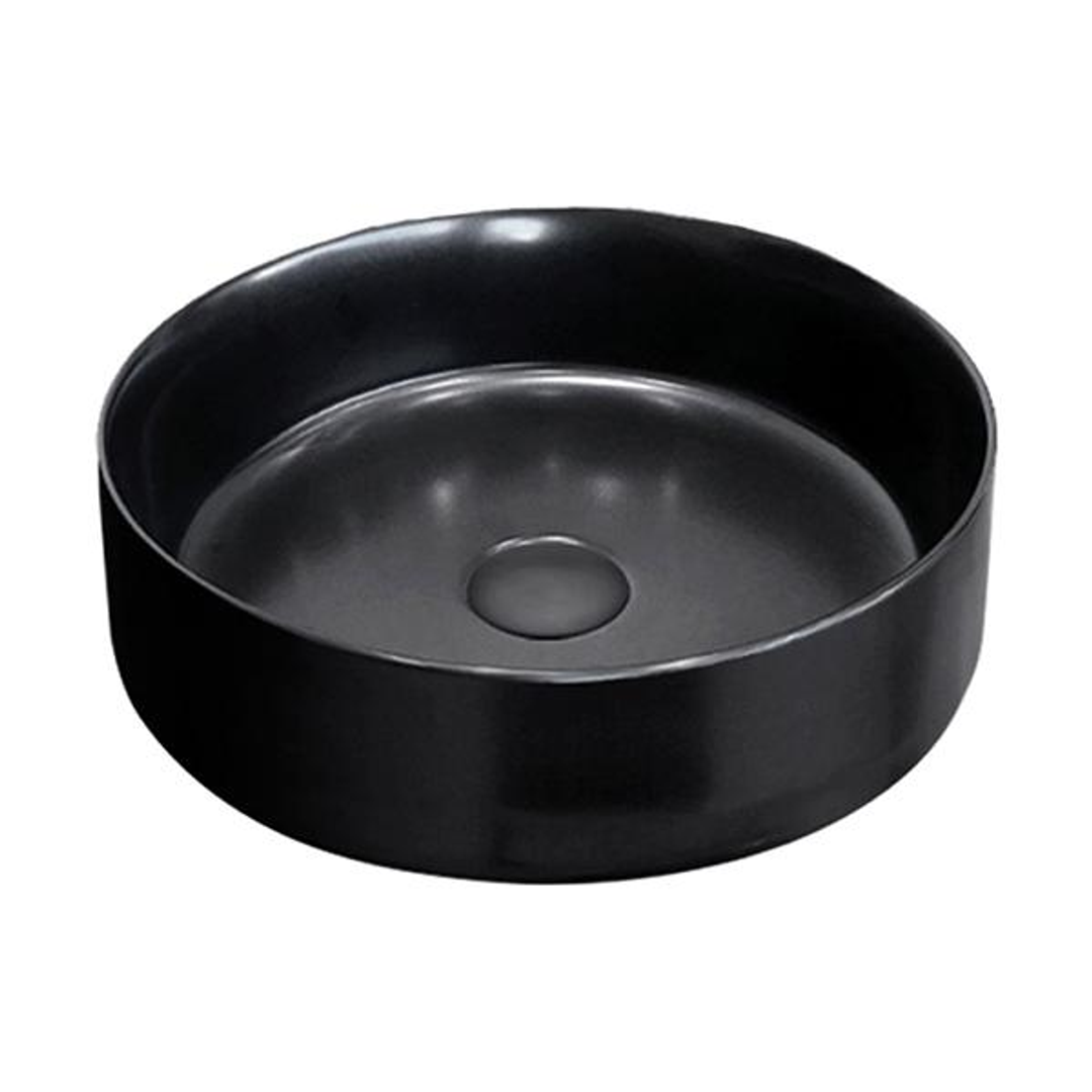 Fienza Reba Above Counter Basin 360 X 360 X 120mm - Matte Black