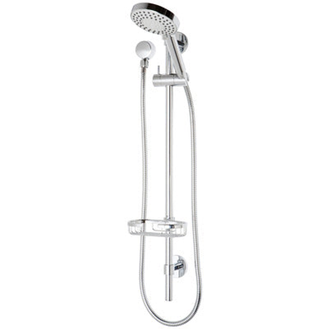 Phoenix Vivid Shower On Rail - Chrome Premium