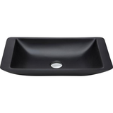 Classique 600 Above Counter Solid Surface Fienza Basin - Matte Black