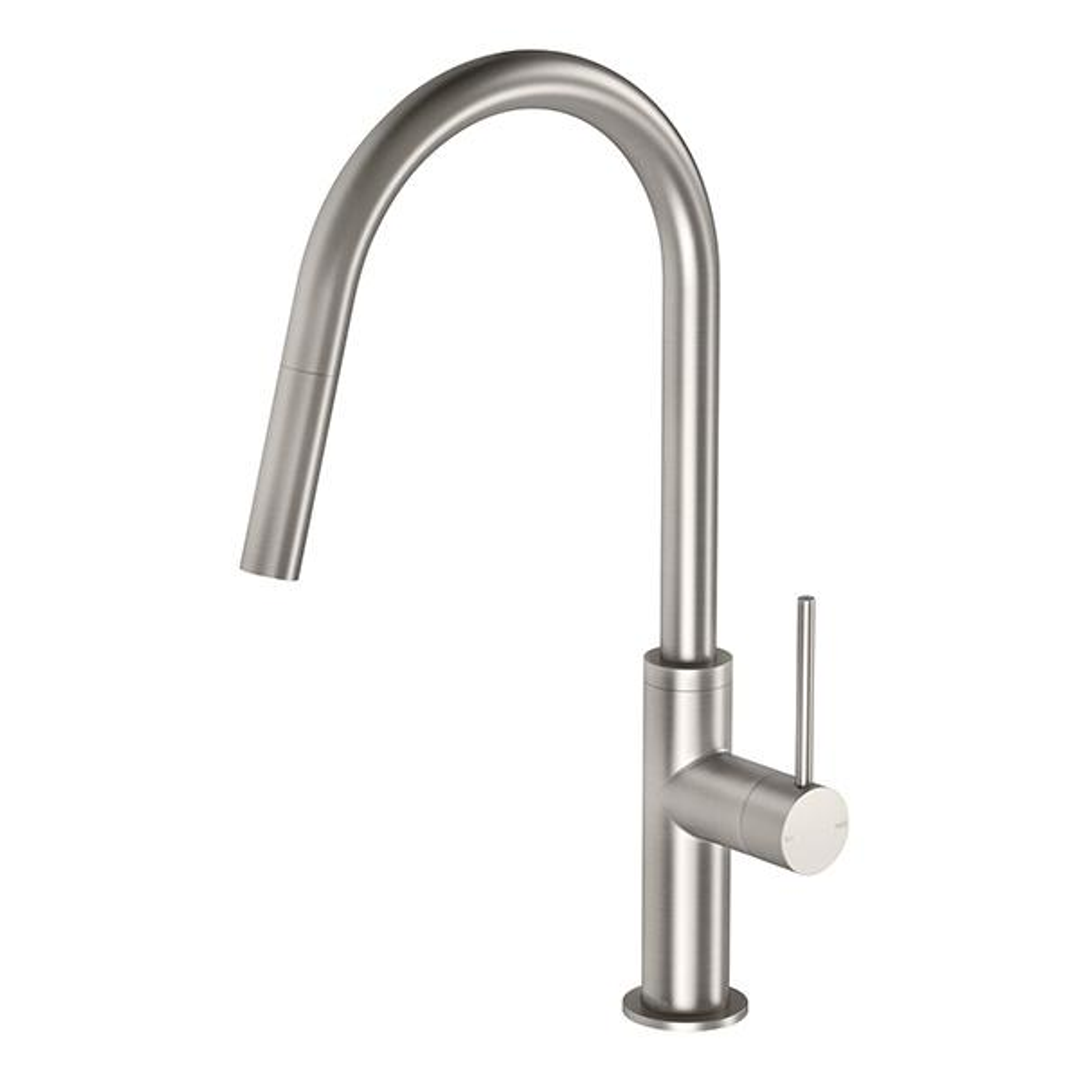 Phoenix Vivid Slimline Pull Out Sink Mixer - Brushed Nickel