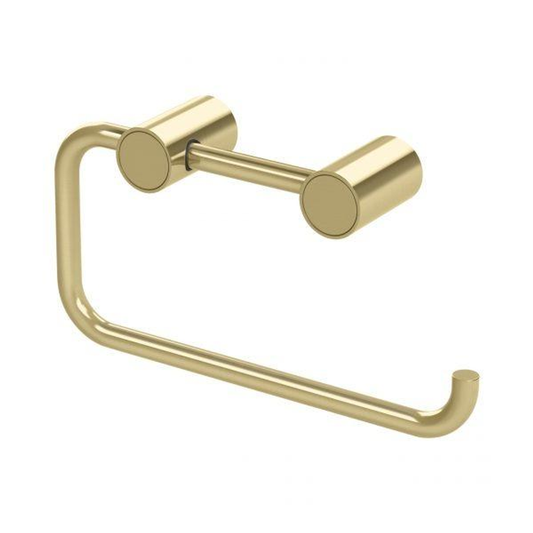 Phoenix Vivid Slimline Toilet Roll Holder - Brushed Gold