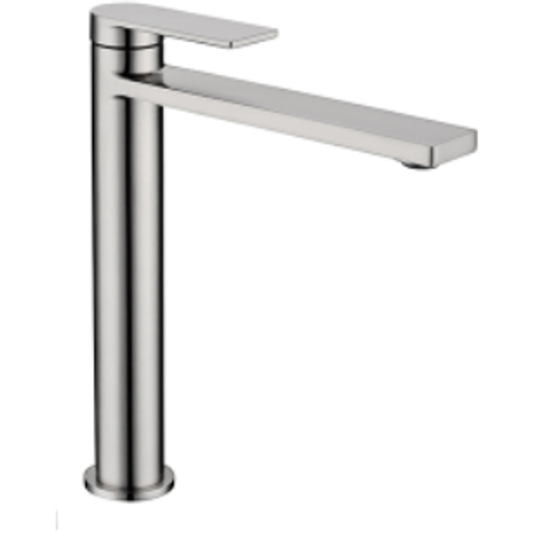Bella Vista Cresta Tall Basin Mixer - Brushed Nickel