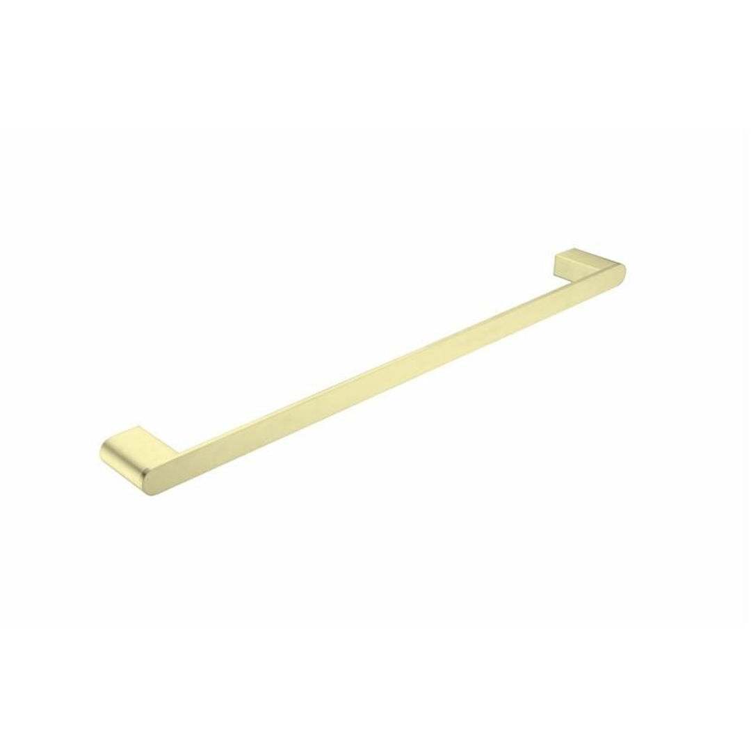 Nero Bianca Single Towel Rail 600Mm - Brushed Gold