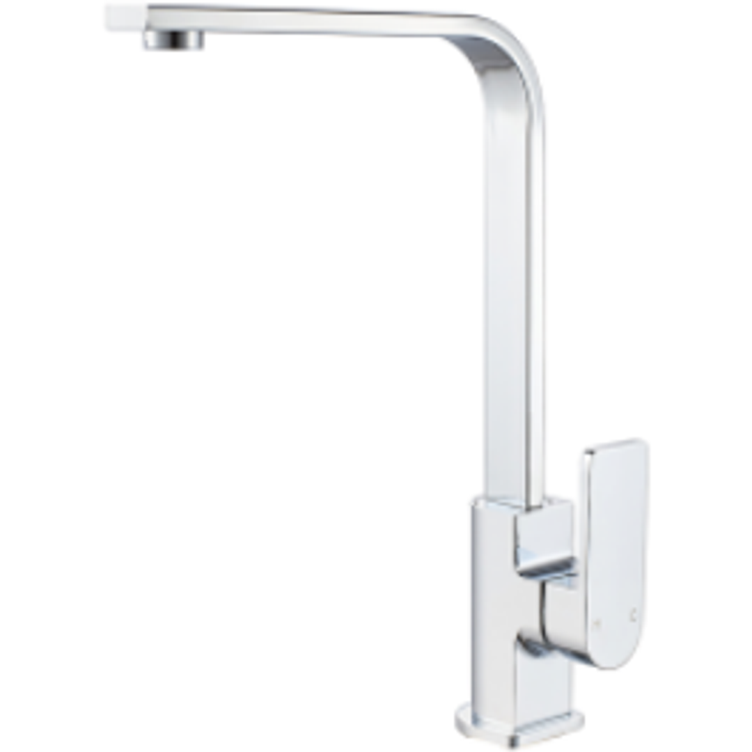 Bella Vista Ikon Flores Goose Neck Sink Mixer - Chrome