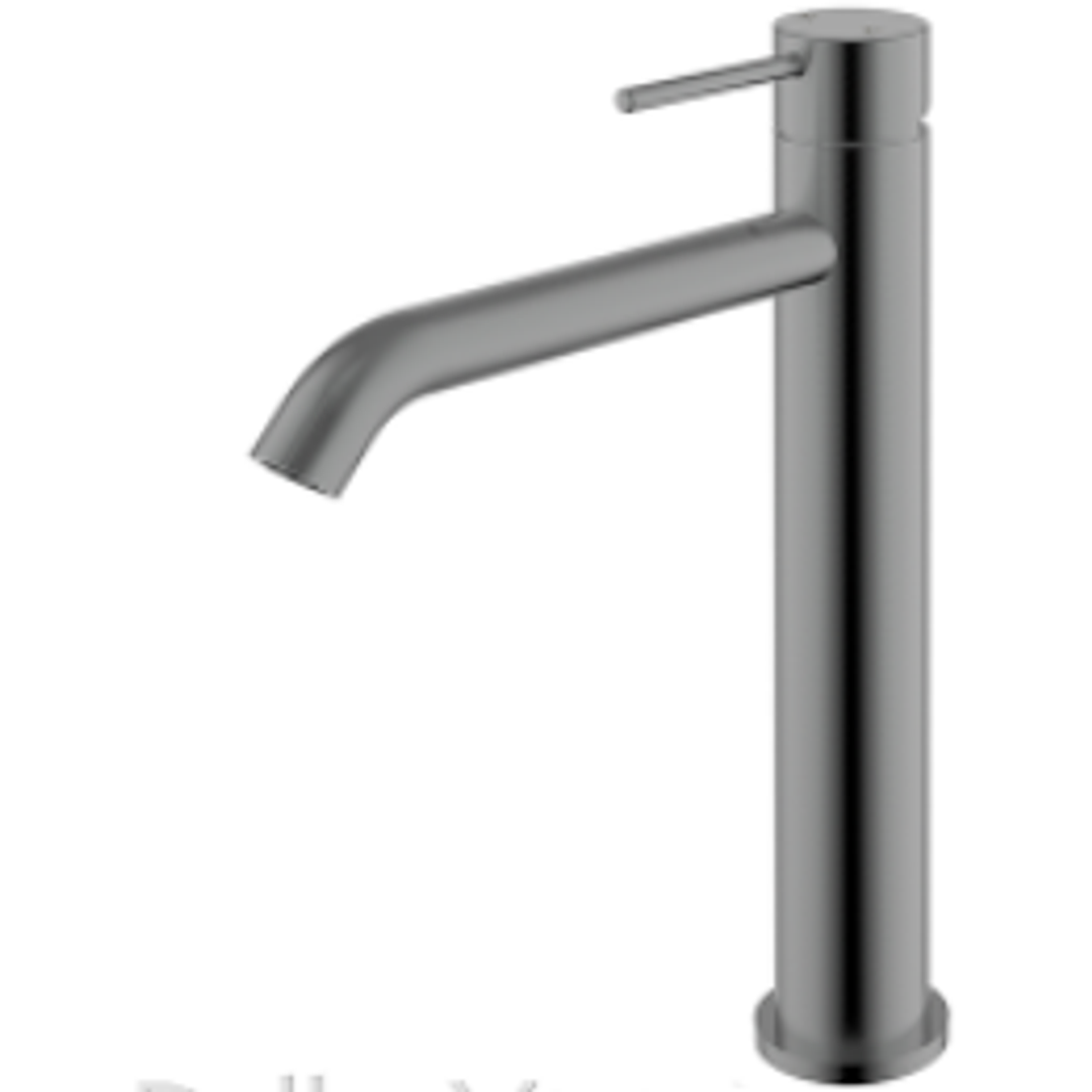 Bella Vista Ikon Hali Highrise Basin Mixer - Gun Metal