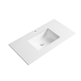 Aulic Leona 900mm Freestanding Vanity - Undermount Basin with Pure Stone Top