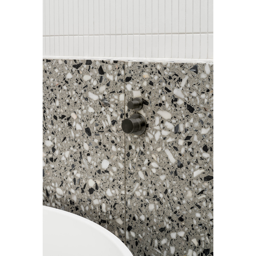 Meir Round Diverter Mixer Pinless Handle Finish Kit - Shadow