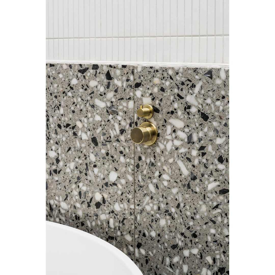 Meir Round Diverter Mixer Pinless Handle Finish Kit - Tiger Bronze