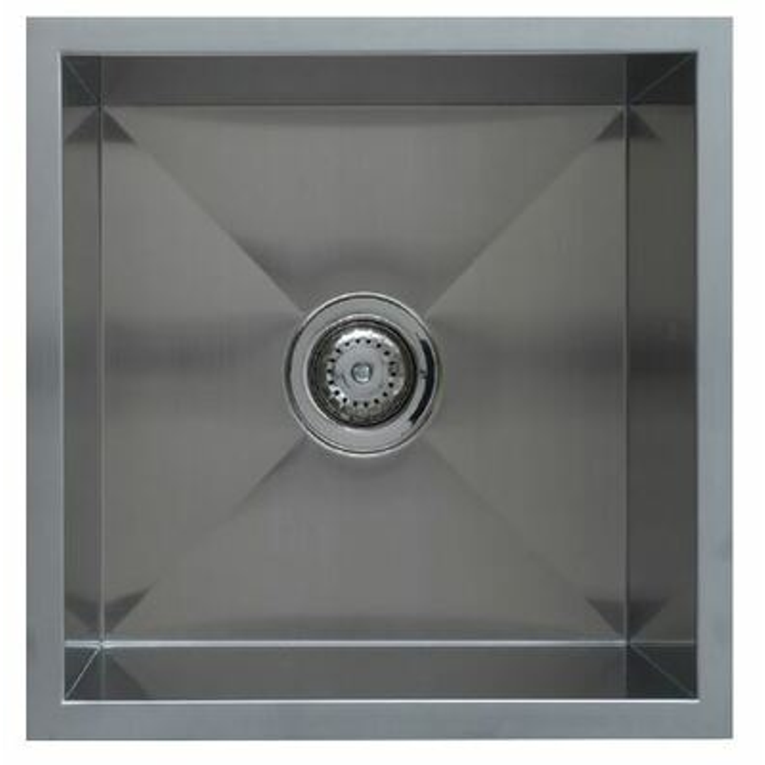 Interchange Uptown Single Bowl  Sink 450 X 450 X 200 - Square Corner