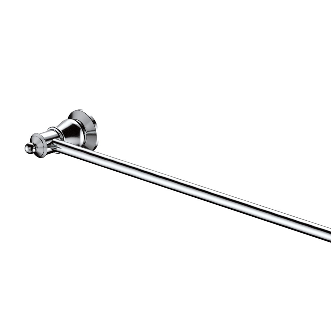 Lillian Single Fienza Towel Rail - Chrome