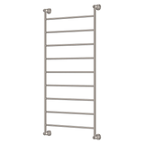 Fienza Lillian Heated Towel Rail 9 Bars 600 X 1208 X 95mm - Brushed Nickel