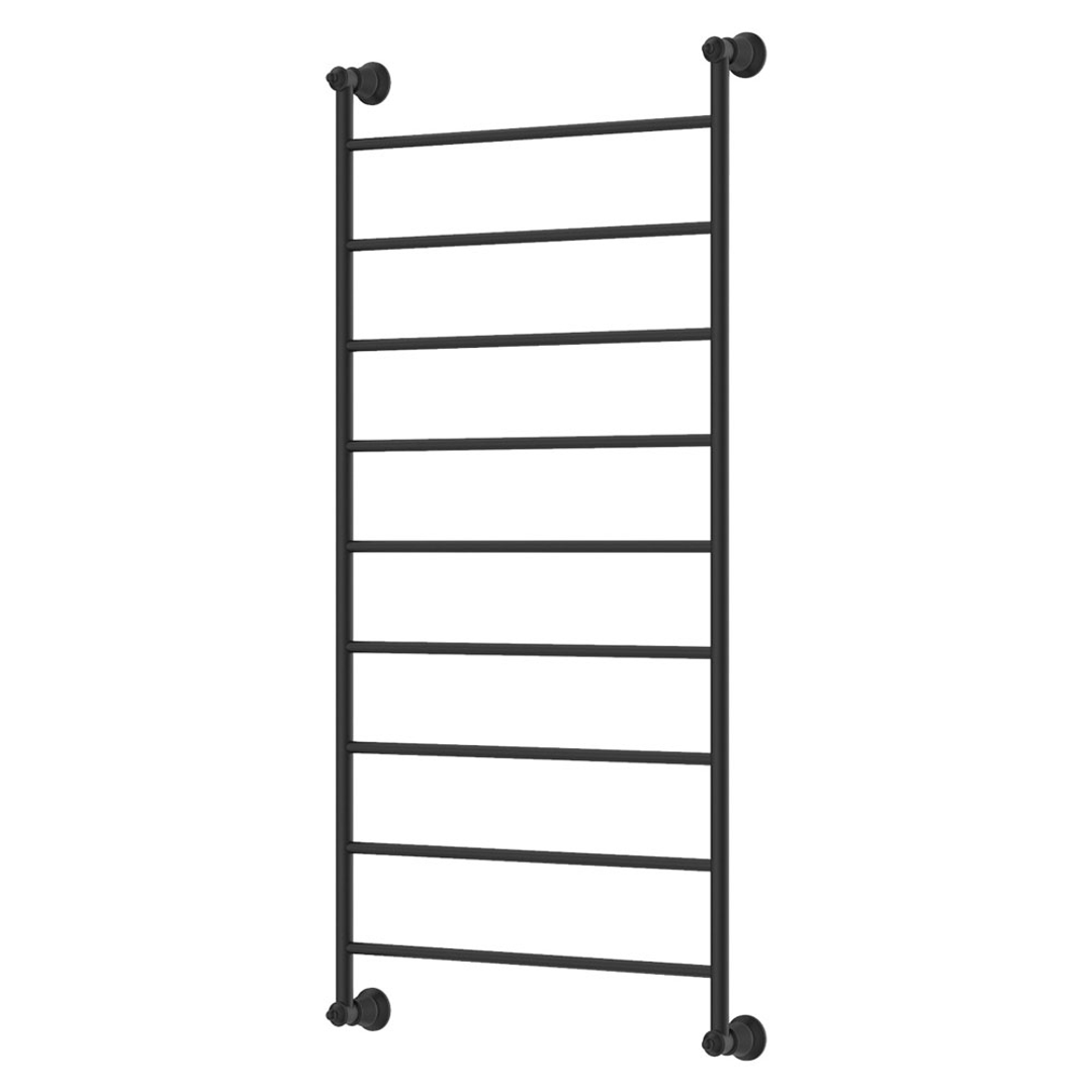 Fienza Lillian Heated Towel Rail 9 Bars 600 X 1208 X 95mm - Matt Black