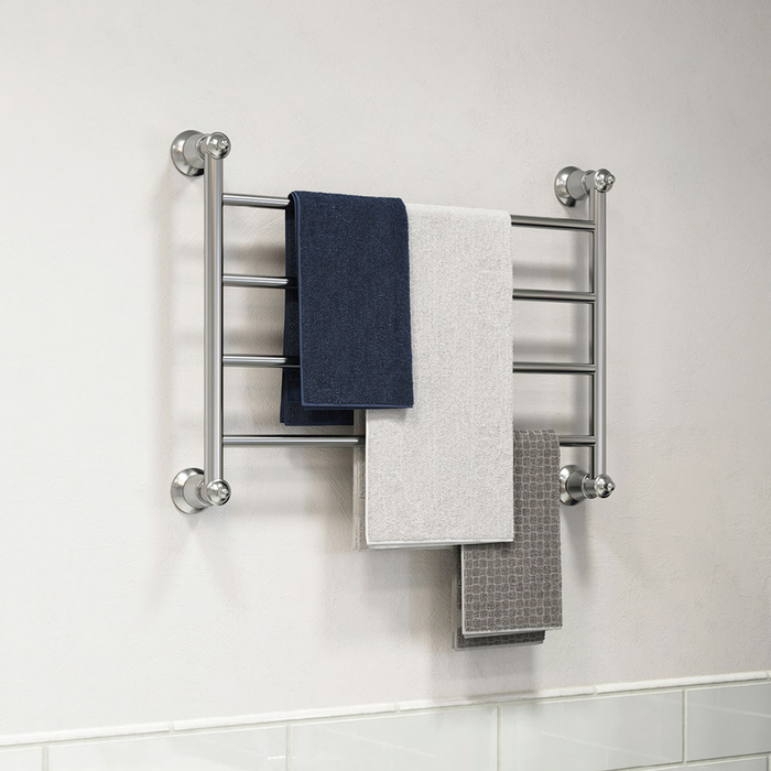 Fienza Lillian Heated Towel Rail 4 Bars 600 X 458 X 95mm - Chrome