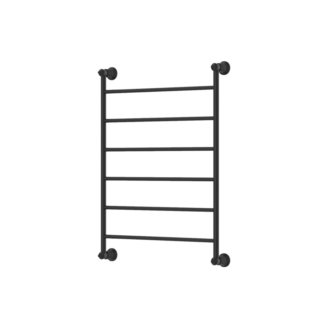 Fienza Lillian Heated Towel Rail 6 Bars 600 X 808 X 95mm - Matte Black
