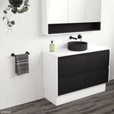 Hustle Hand Fienza Towel Rail 250Mm - Matt Black