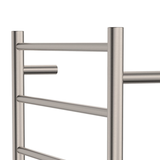 Fienza Isabella Heated Towel Rail 60120 Brushed Nickel 9 Bars 600 X 1200 X 122Mm