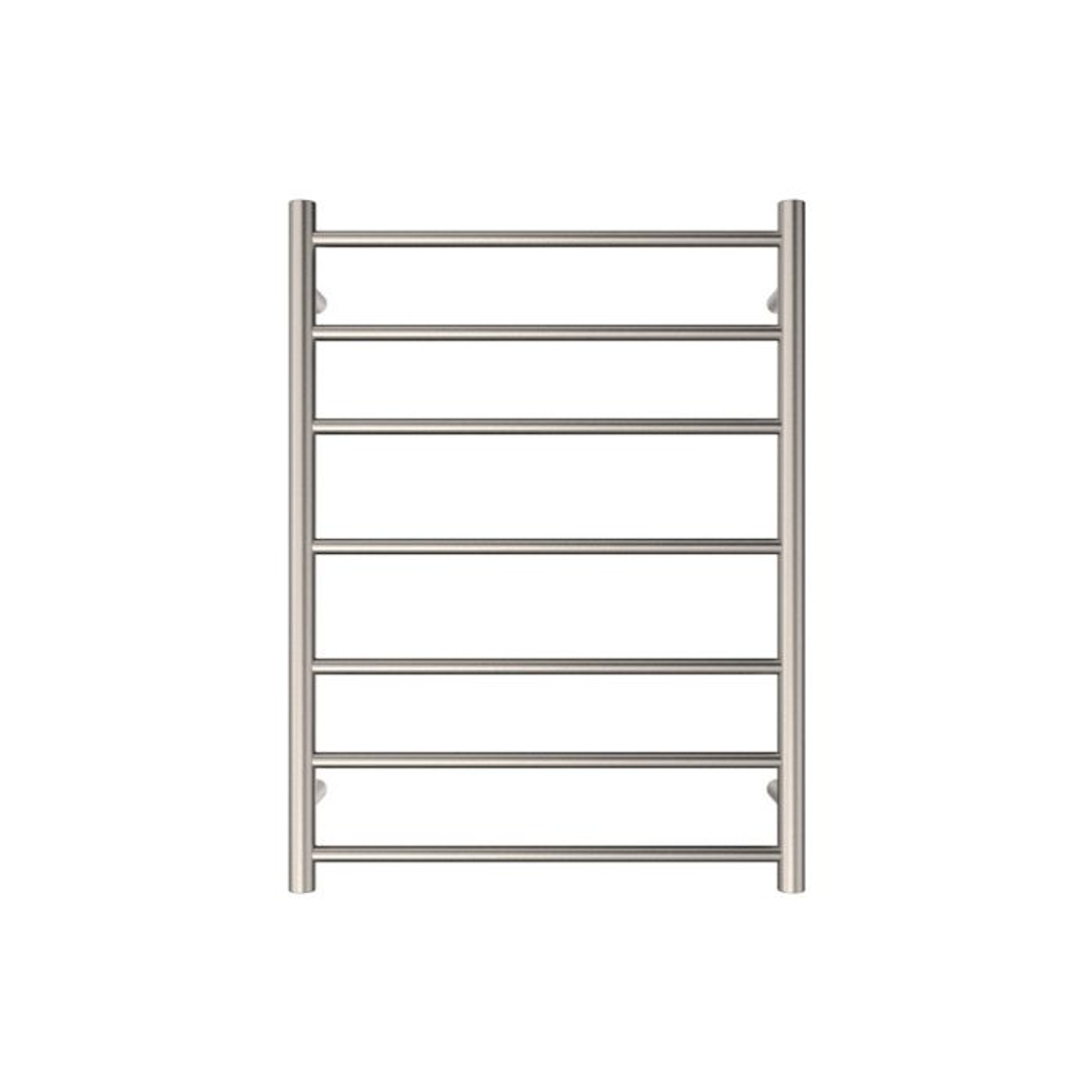 Fienza Isabella Heated Towel Rail 6080 - Brushed Nickel 7 Bars 600 X 800 X 122mm