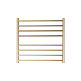 Fienza Isabella Heated Towel Rail 7570 Urban Brass 8 Bars 750 X 700 X 122Mm