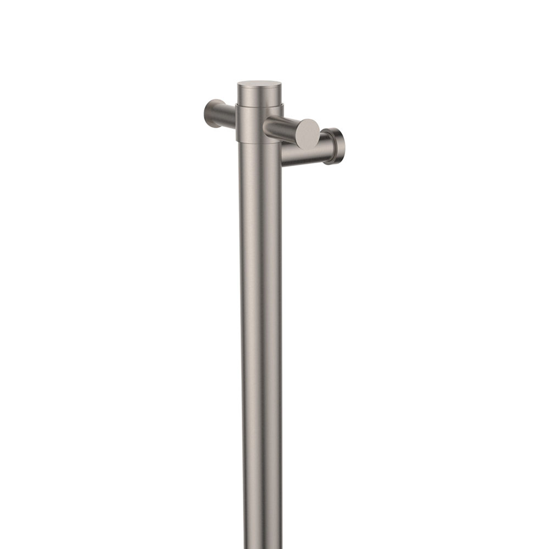 Isabella Vertical Heated Fienza Towel Rail 100 X 900mm Brushed Nickel