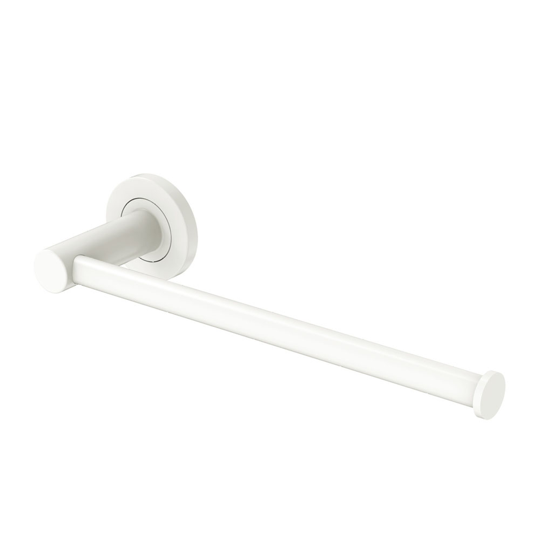 Fienza Kaya Hand Towel Rail / Roll Holder - Matte White