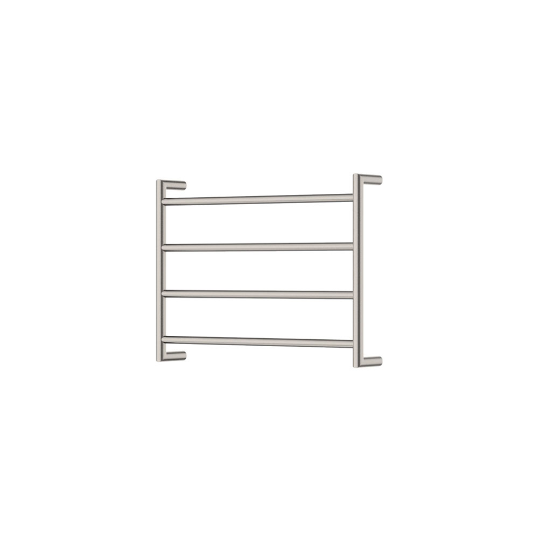 Fienza Kaya Round Heated Towel Rail 6045 4 Bars 600X450X100mm - Brushed Nickel