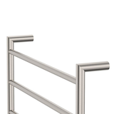 Fienza Kaya Round Heated Towel Rail 6045 4 Bars 600X450X100mm - Brushed Nickel