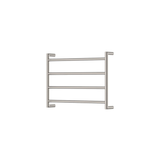 Fienza Kaya Round Heated Towel Rail 6045 4 Bars 600X450X100mm - Brushed Nickel