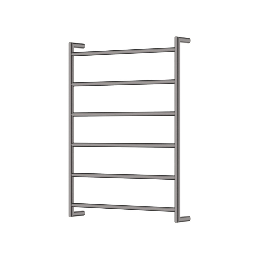 Fienza Kaya Round Heated Towel Rail 6 Bars 600 X 800 X 100mm - Gunmetal