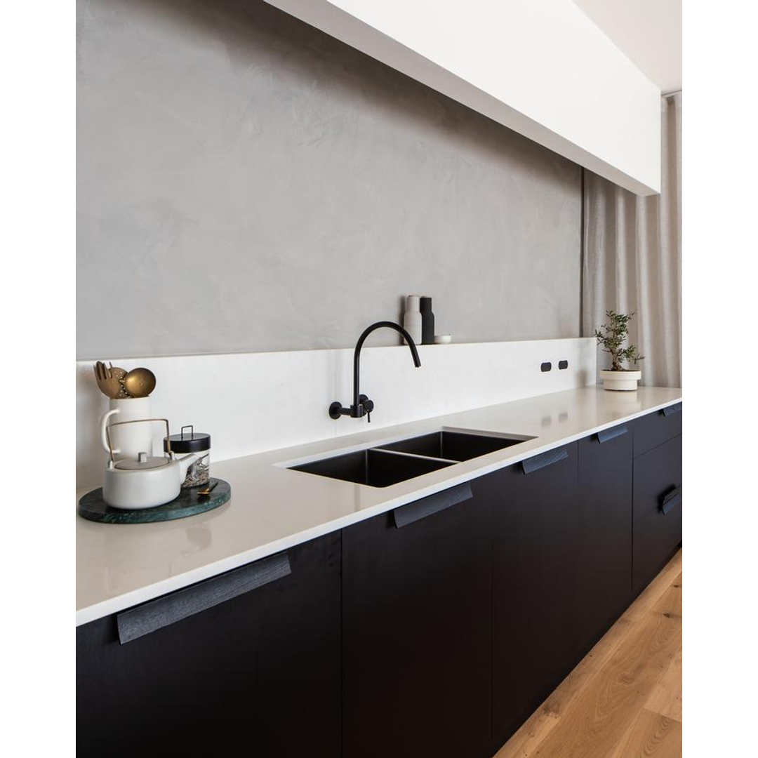 Meir Round High Rise Swivel Wall Spout - Matte Black