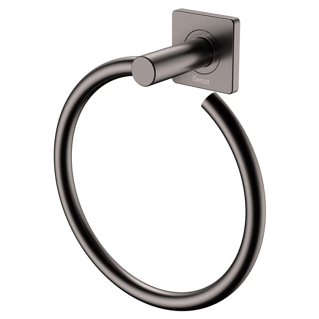 Fienza Sansa Towel Ring Gun Metal 83202Gm