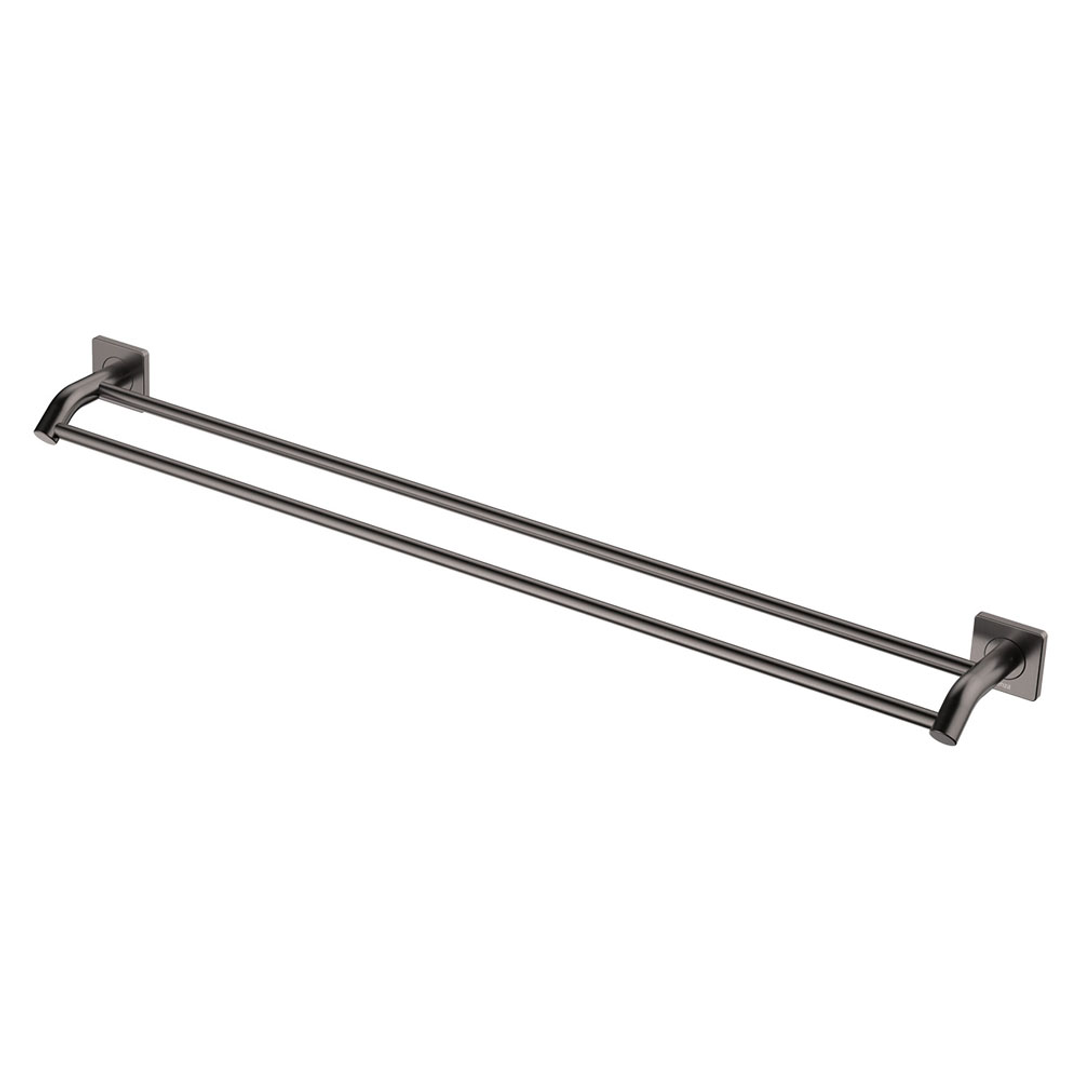 Fienza Sansa Double Towel Rail 900Mm Gun Metal 83208Gm