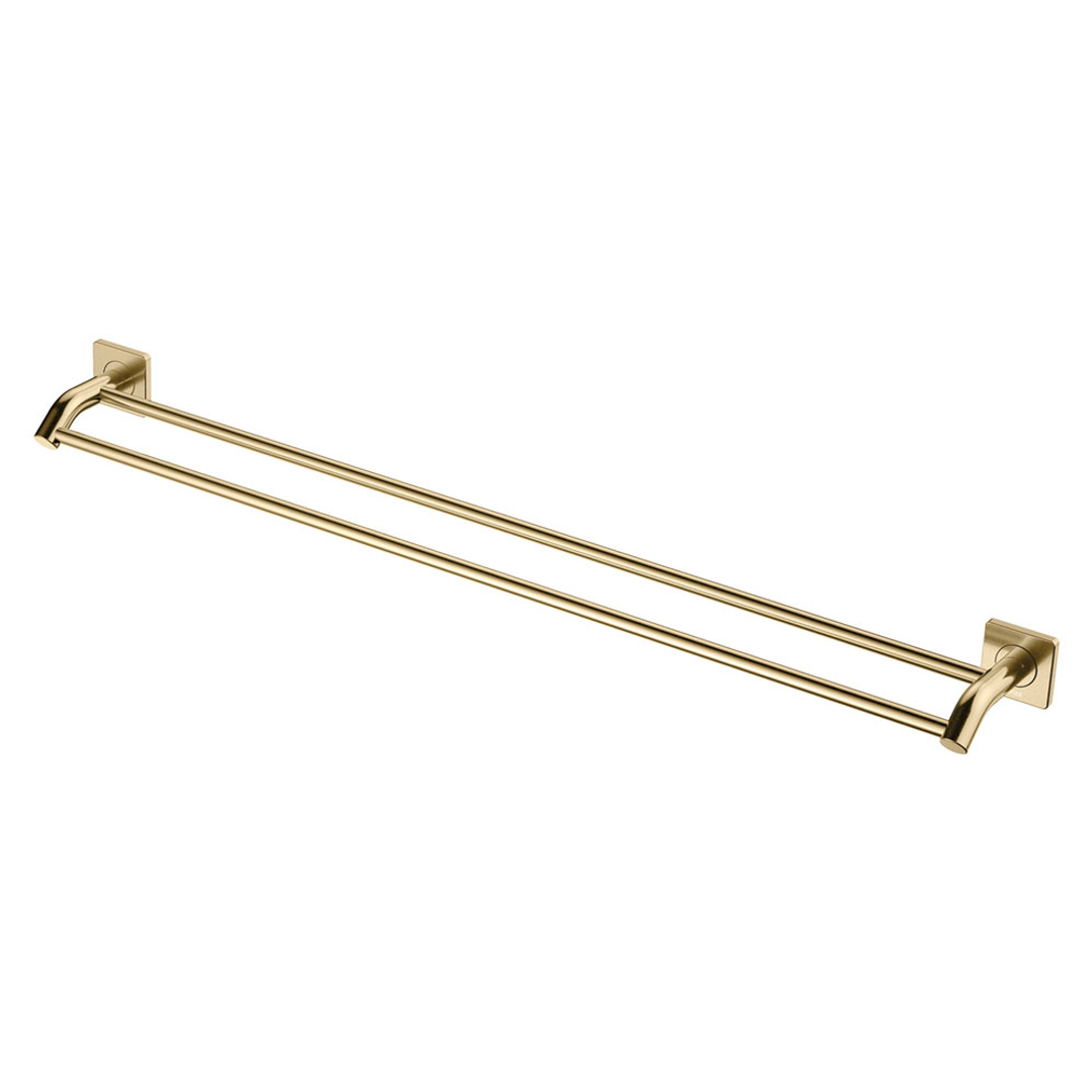 Fienza Sansa Double Towel Rail 900Mm Urban Brass
