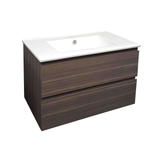 Parisi Evo 800 W/Hung Vanity Inc Ceramic Basin 800mm Tobacco