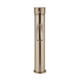 Meir Round Tall Curved Basin Mixer - Champagne