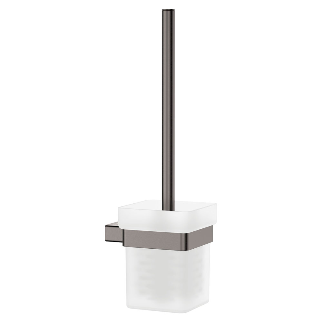 Fienza Tono Toilet Brush And Holder Gun Metal