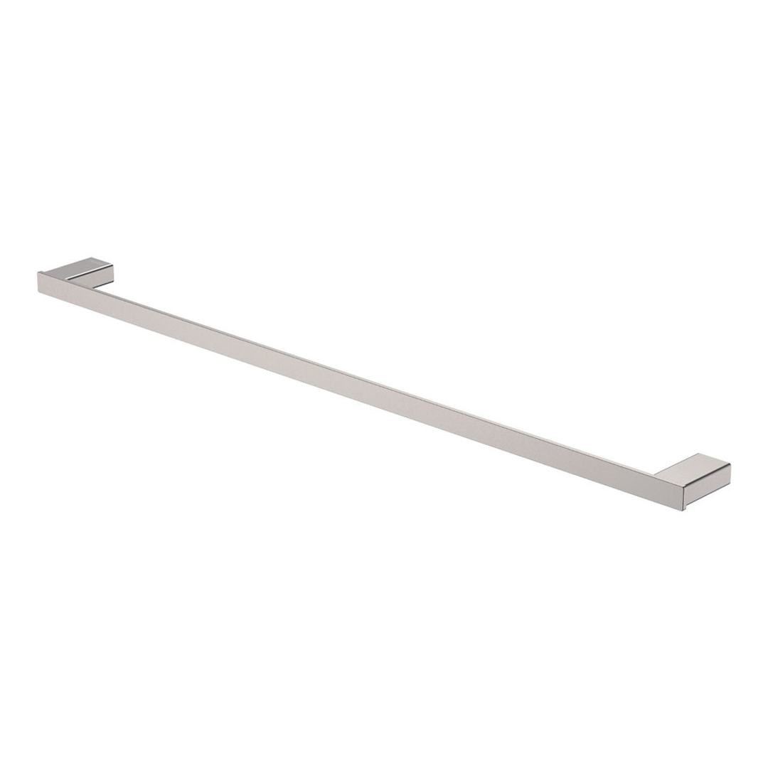 Fienza Tono 810Mm Single Towel Rail Brushed Nickel