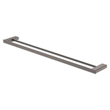 Fienza Tono 810Mm Double Towel Rail - Gun Metal