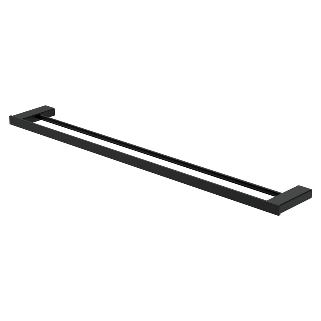 Fienza Tono 810Mm Double Towel Rail Matte Black