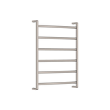 Fienza Tono Heated Towel Rail 6080 - Brushed Nickel (6 Bars) 600X800X100Mm