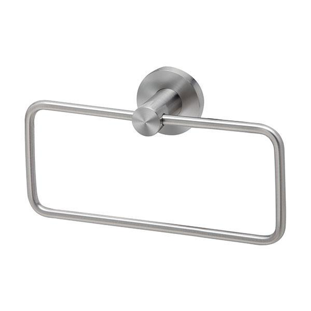 Phoenix Radii Ss 316 Guest Towel Holder Round Plate Stainless Steel