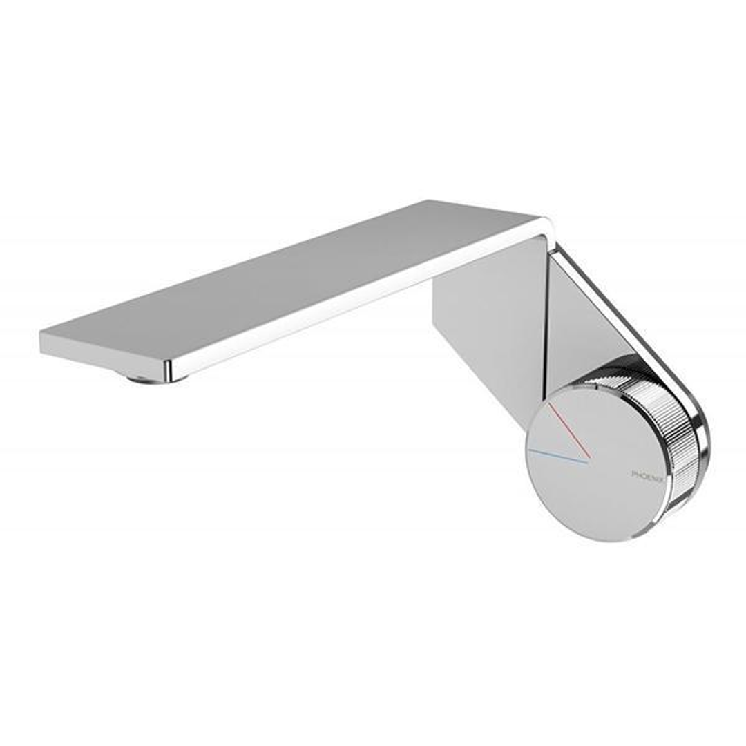 Axia Wall Basin/Bath Phoenix Mixer Set 200mm - Chrome