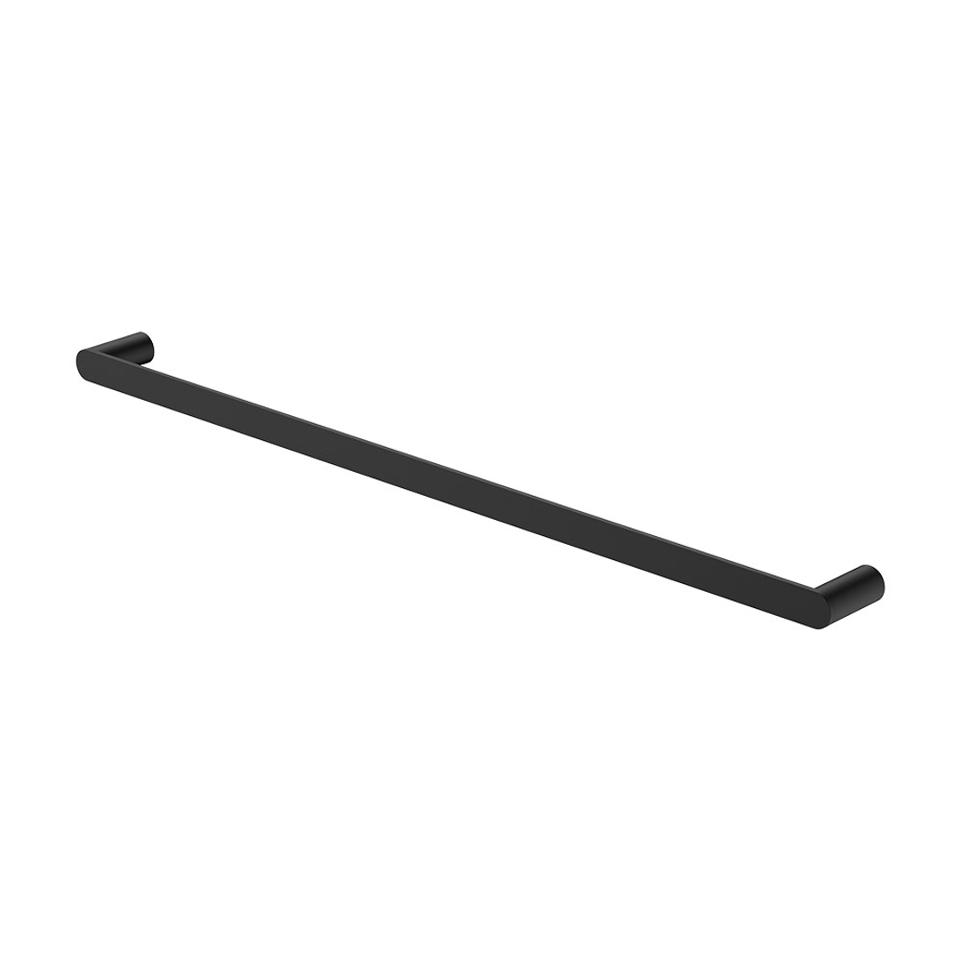 Fienza Empire Slim Single Towel Rail 800mm Ss304 - Matte Black