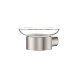 Fienza Empire Slim Soap Holder Glass Dish Ss304 - Brushed Nickel
