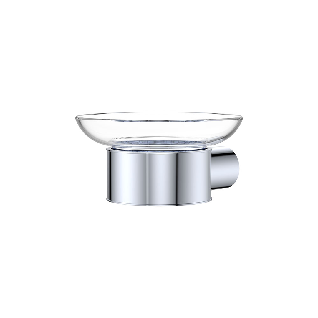 Fienza Empire Slim Soap Holder Glass Dish Ss304 - Chrome