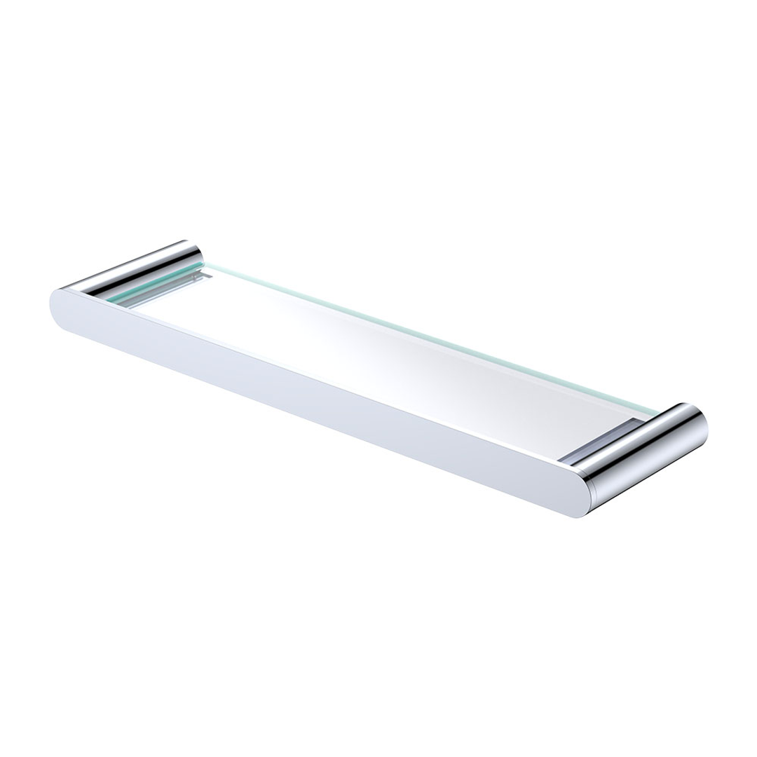 Fienza Empire Slim Shower Shelf Glass Ss304 - Chrome