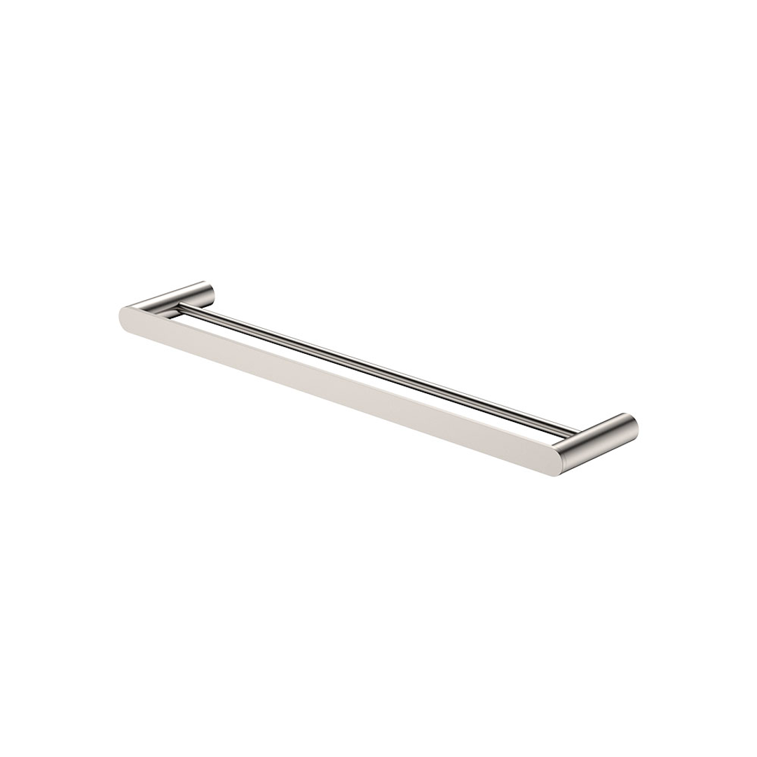 Fienza Empire Slim Double Towel Rail 600mm Ss304 - Brushed Nickel
